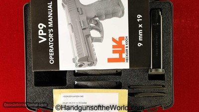 H&K Model VP9, 9mm with Case and Extras - Image 10 of 12