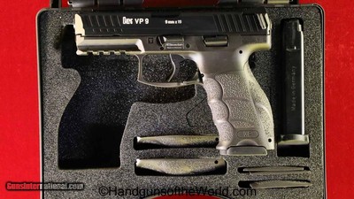 H&K Model VP9, 9mm with Case and Extras