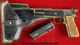 FN Browning High Power, 9mm, West German Police Issue with 2 Matching Magazines Rig