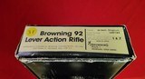 Browning Model B-92, .44 Remington Magnum, Browning Collectors Association Model, Mint in Box - 15 of 15