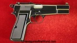 Browning Hi-Power, 9mm, Tangent Sight, Stock Slot-El Capitan-Mint in Pouch - 3 of 15