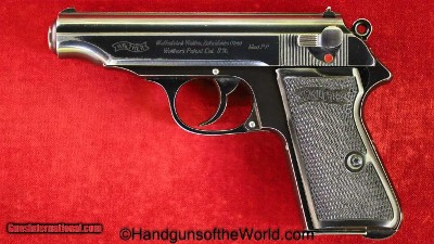 Walther PP, .380 caliber, Built in 1938