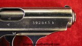 Walther PPk, 7.65mm, 5th SS Contract with a Matching Magazine and Gray Grips - 5 of 15
