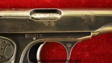 Browning FN 1910, 7.65mm, Czech Proofed/Dated 1931 with Extended Barrel - 3 of 13