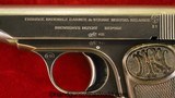 Browning FN 1910, 7.65mm, Czech Proofed/Dated 1931 with Extended Barrel - 10 of 13