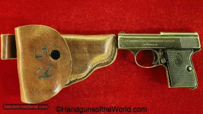 Haenel Schmeisser Model 2, 6.35mm with Holster