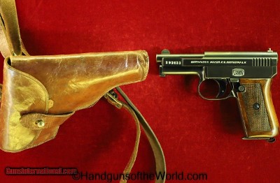 Mauser 1910, 6.35mm with Japanese Officers Private Purchase Holster