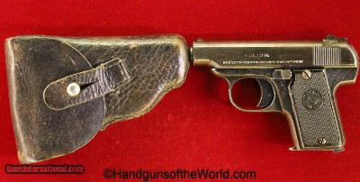 Melior New Model 1920, 6.35mm, German WWII Era with Holster