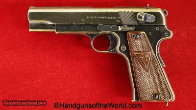 Radom P-35 Type III, VIS, 9mm, Nazi Issue with Brown Grips
