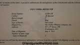 Colt Cobra, .38 Special, USAF Grips with 2 Holsters and a Factory Letter - 12 of 15