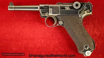 Luger, Mauser P.08 S/42-G Date, 9mm-German WWII Issue - On Hold