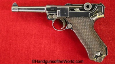 Luger P.08 DWM 1916, 9mm, with a Matching Magazine