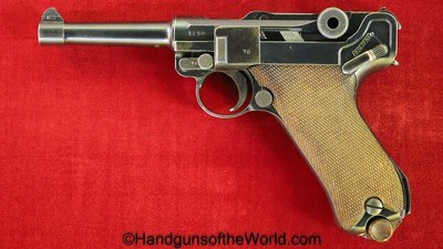 Luger P.08 DWM 1917, 9mm, WWI German Issue