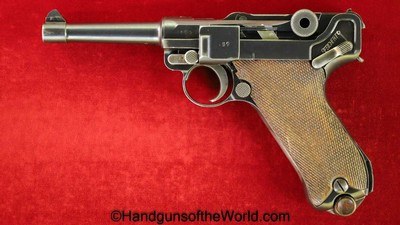 Luger P.08, 9mm, DWM 1921 Police Issue with a Matching Magazine