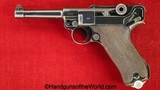 Luger P.08, 42-1939, 9mm, German WWII Issue with a Matching Magazine