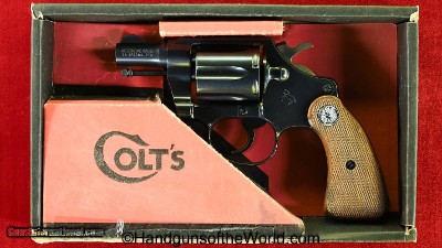 Colt Detective Special, .38 Special, Built in 1970-Mint in Box