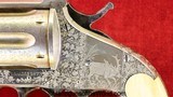 Merwin & Hulbert Large Frame Double Action Revolver, .44-40-Factory Engraved - 7 of 15
