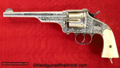 Merwin & Hulbert Large Frame Double Action Revolver, .44-40-Factory Engraved
