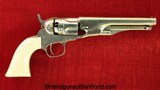 Colt 1862 Police, .36 Caliber, Factory Nickel with Ivory Grips - 2 of 15
