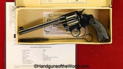 Colt Police Positive, .38 caliber, Mint in Box