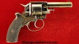 Webley Solid Frame Revolver, .38 caliber, Melbourne Australia Retailer Marked with Case - 3 of 20 Webley Solid Frame Revolver, .38 caliber, Melbourne Australia Retailer Marked with Case - 3 of 20