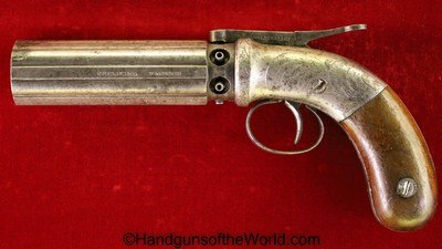 Stocking Single Action Pepperbox, 28 caliber