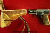 Mauser 1910, 6.35mm with Japanese Officers Private Purchase Holster
