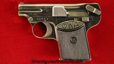 OWA VP, 6.35mm, Early Type, Austrian dated 1922