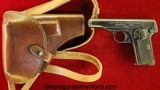 FN 1910 Browning, 7.65mm with Japanese Officers Private purchase Holster