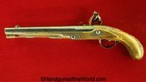 Hess Flintlock Pistol, .50 caliber, Silver Mounted, Circa 1750
