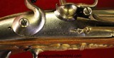 Hess Flintlock Pistol, .50 caliber, Silver Mounted, Circa 1750 - 14 of 20