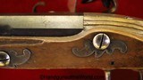 Hess Flintlock Pistol, .50 caliber, Silver Mounted, Circa 1750 - 20 of 20