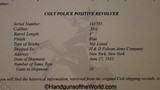 Colt Police Positive, .38 caliber, Built in 1922, Mint in Box - 20 of 20