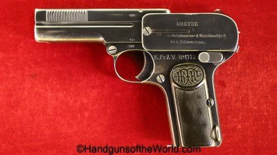 Dreyse 1907, 7.65mm, Prussian Customs Marked