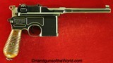 Mauser 1930 Commercial Broomhandle, 7.63mm, Early Model with Proper Stock - 3 of 20