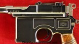 Mauser 1930 Commercial Broomhandle, 7.63mm, Early Model with Proper Stock - 6 of 20