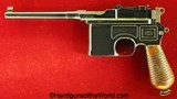 Mauser 1930 Commercial Broomhandle, 7.63mm, Early Model with Proper Stock - 2 of 20