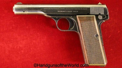 FN 1922 Browning, 7.65mm, Nazi Eagle N Proof Only