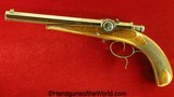 Dreyse 1835 Needle Fire Single Shot Pistol, .34 caliber