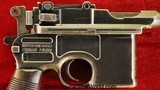 Mauser 1896 Broomhandle, Red 9 with a Matching Stock - 7 of 20
