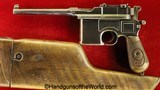 Mauser 1896 Broomhandle, Red 9 with a Matching Stock