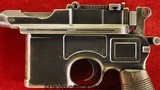 Mauser 1896 Broomhandle, Red 9 with a Matching Stock - 6 of 20