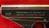 Mauser HSc, 7.65mm, Late War German WWII Issue with Black Grips - 11 of 17