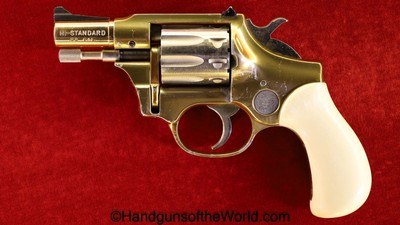 High Standard R-101 Sentinel, .22 caliber-Factory Gold Finish
