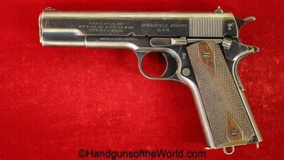 Colt Springfield Armory 1911, .45acp-US Property Marked
