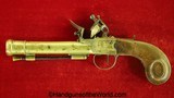 Flintlock Single Shot Belt Pistol, .50 caliber with a Cannon Barrel - 1 of 20