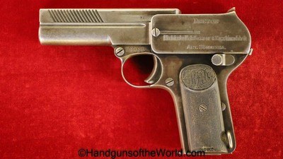 Dreyse 1907, 7.65mm, Czech Military Proofed 1922 Unit Marked