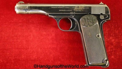 FN Browning 1922, .380 caliber, Greek Contract with a Matching Magazine
