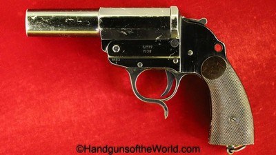 German Herr Flare Pistol, 26.5mm, S/237-1938 Full Rig - Image 2 of 20