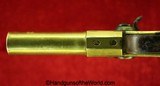 Wheeler Flintlock Over & Under, Double Barrel Boot Pistols, .44 caliber Pair - 6 of 20